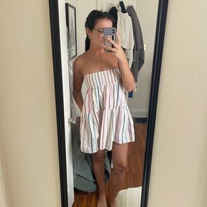 Brand new AE striped babydoll dress! SIZE XS